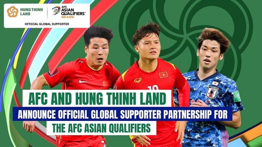 Hung Thinh Land chính thức là nhà tài trợ Liên đoàn bóng đá Châu Á AFC
