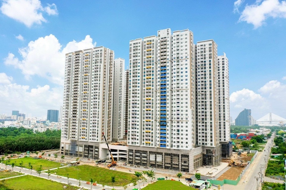 Tiến độ thi công căn hộ Q7 Saigon Riverside Đào Trí đến tháng 5-2022