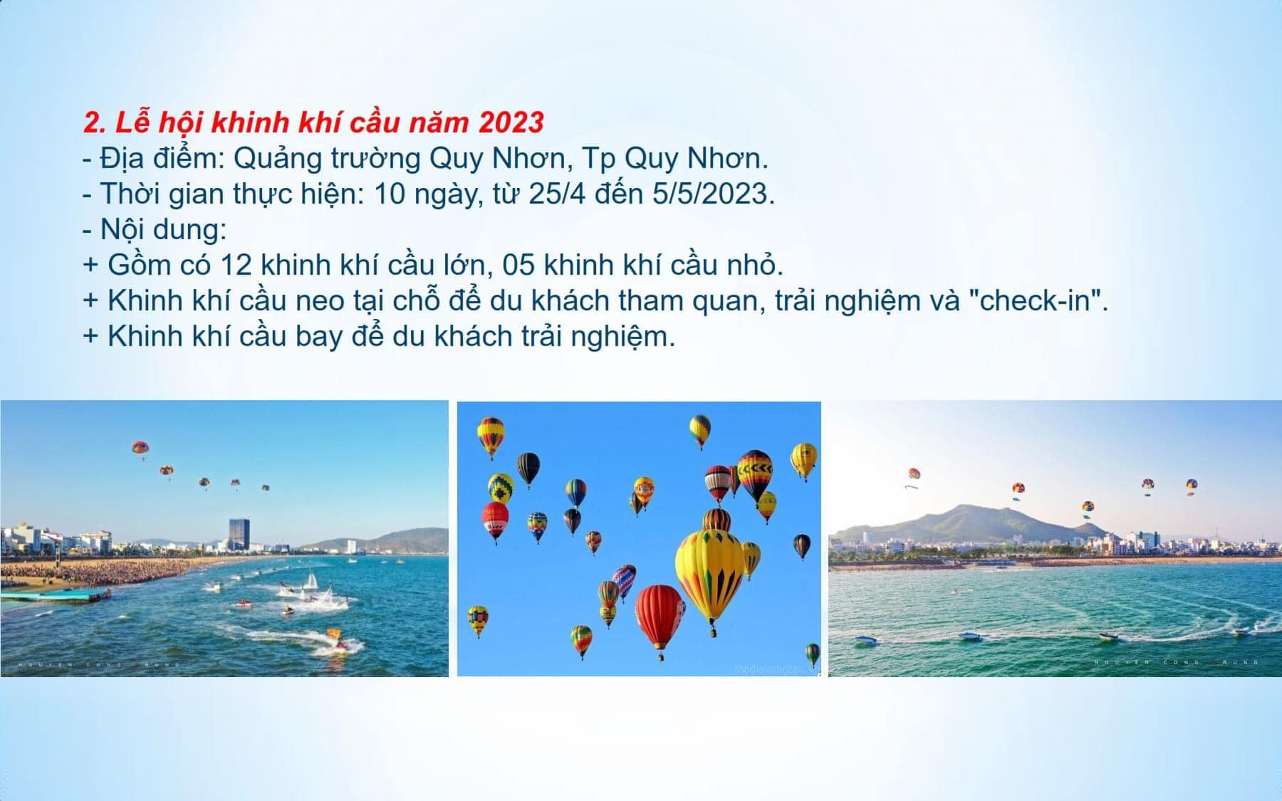 Các sự kiện lễ hội du lịch tại Quy Nhơn Bình Định 2023